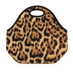Jaguar Fur Pattern Print Neoprene Lunch Bag