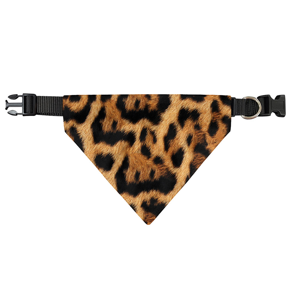 Jaguar Fur Pattern Print Over The Collar Dog Bandana