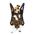 Jaguar Fur Pattern Print Pet Carrier Backpack
