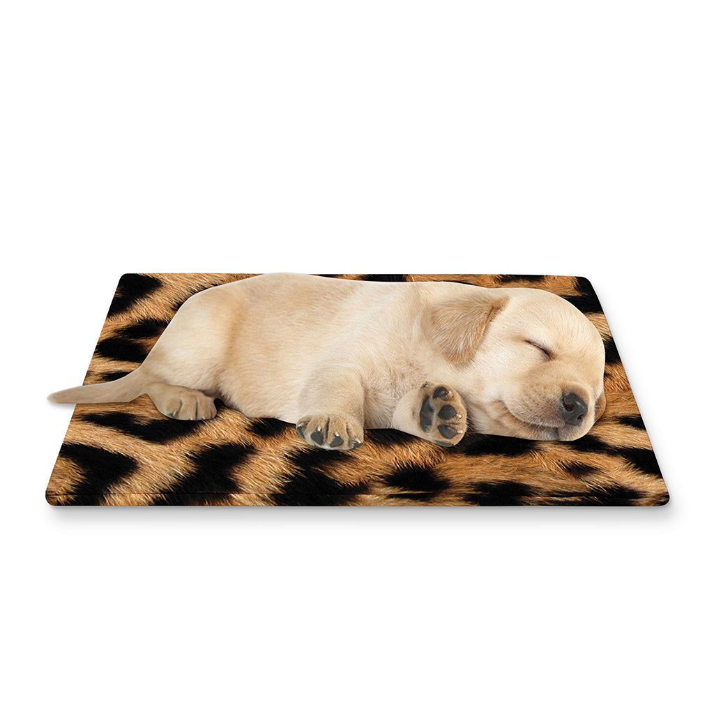 Jaguar Fur Pattern Print Pet Cooling Mat Cover