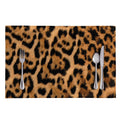 Jaguar Fur Pattern Print Placemat