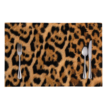Jaguar Fur Pattern Print Placemat