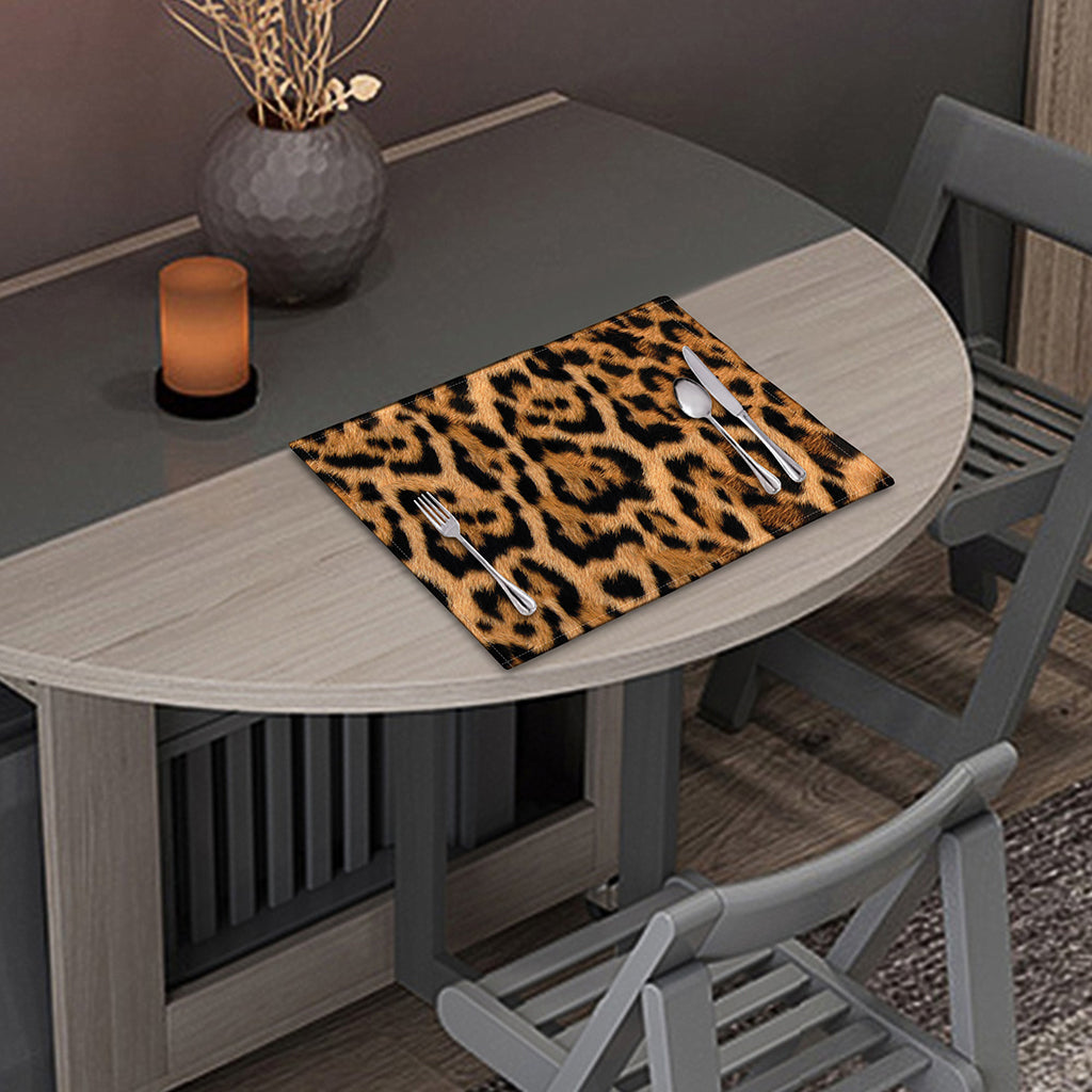 Jaguar Fur Pattern Print Placemat