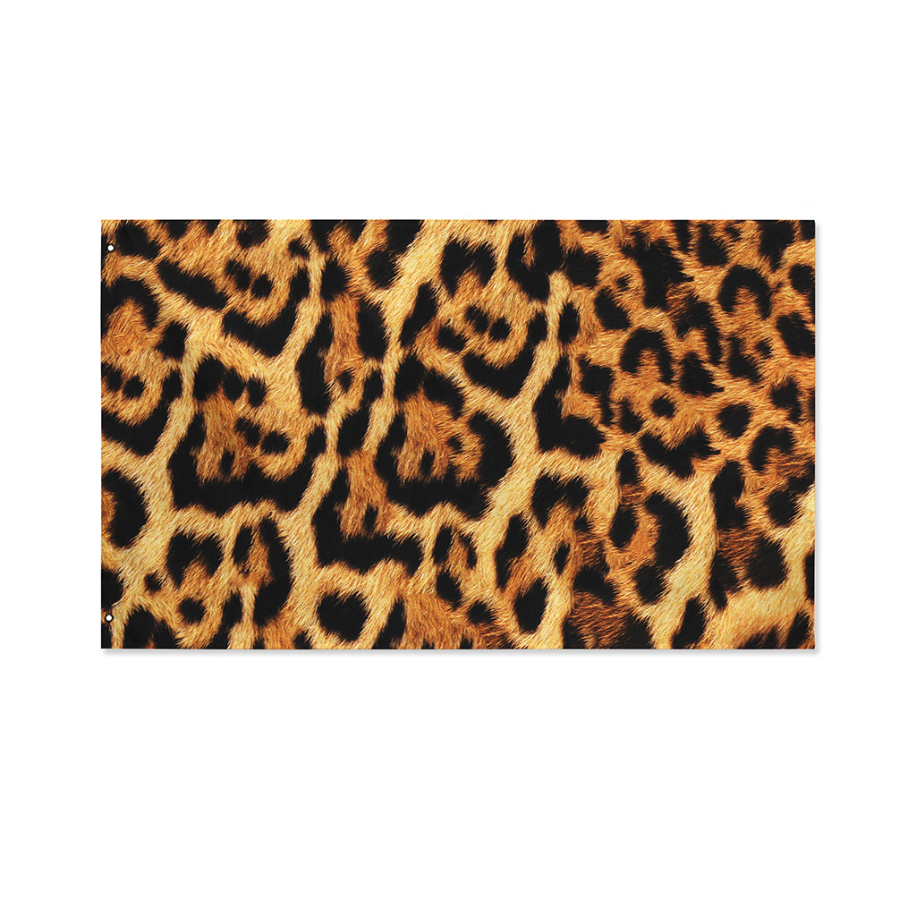 Jaguar Fur Pattern Print Polyester Flag