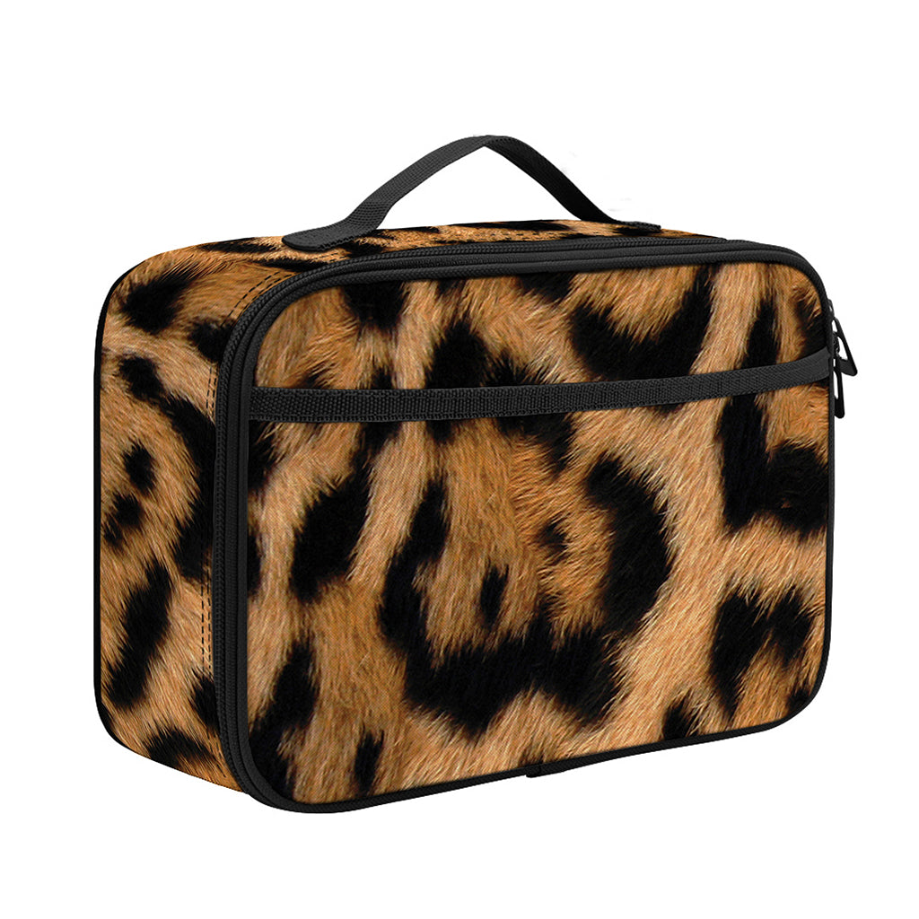 Jaguar Fur Pattern Print Portable Lunch Bag