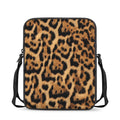 Jaguar Fur Pattern Print Rectangular Crossbody Bag