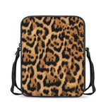 Jaguar Fur Pattern Print Rectangular Crossbody Bag