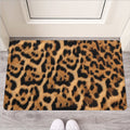 Jaguar Fur Pattern Print Rubber Doormat