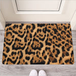 Jaguar Fur Pattern Print Rubber Doormat