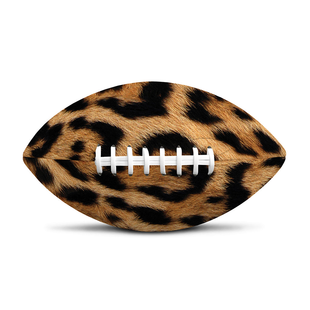 Jaguar Fur Pattern Print Rugby Ball
