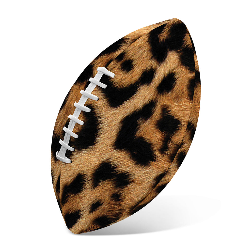 Jaguar Fur Pattern Print Rugby Ball