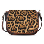 Jaguar Fur Pattern Print Saddle Bag