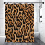 Jaguar Fur Pattern Print Shower Curtain