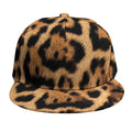 Jaguar Fur Pattern Print Snapback Cap
