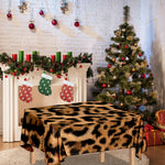 Jaguar Fur Pattern Print Tablecloth