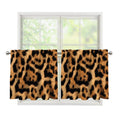 Jaguar Fur Pattern Print Tier Curtains