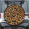 Jaguar Fur Pattern Print Tire Cover