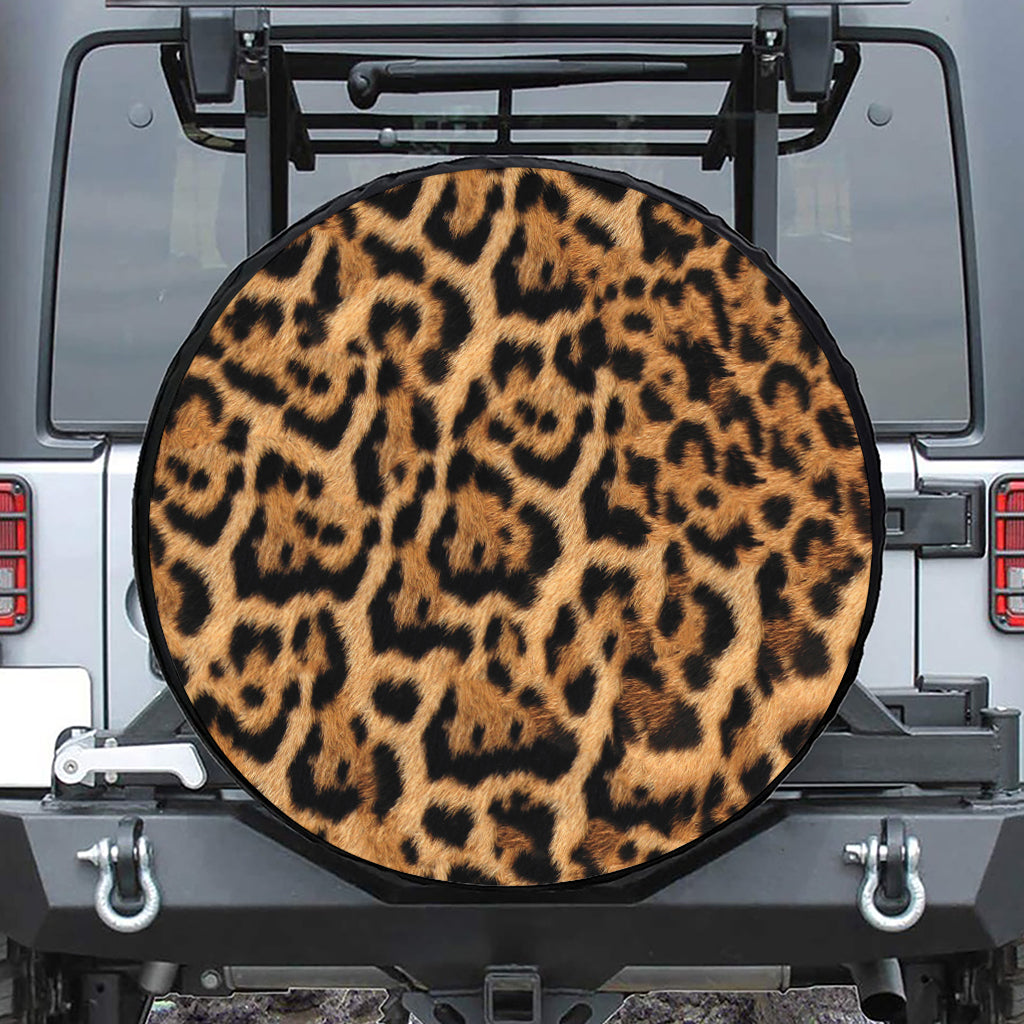 Jaguar Fur Pattern Print Tire Cover