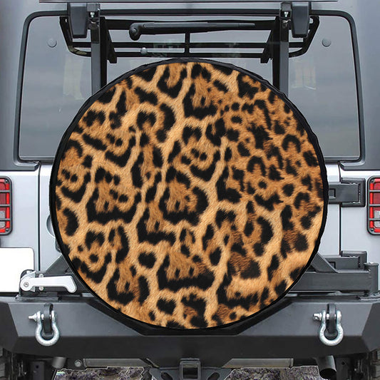 Jaguar Fur Pattern Print Tire Cover