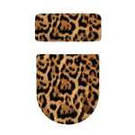 Jaguar Fur Pattern Print Toilet Lid And Tank Cover Set
