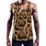 Jaguar Fur Pattern Print Training Tank Top