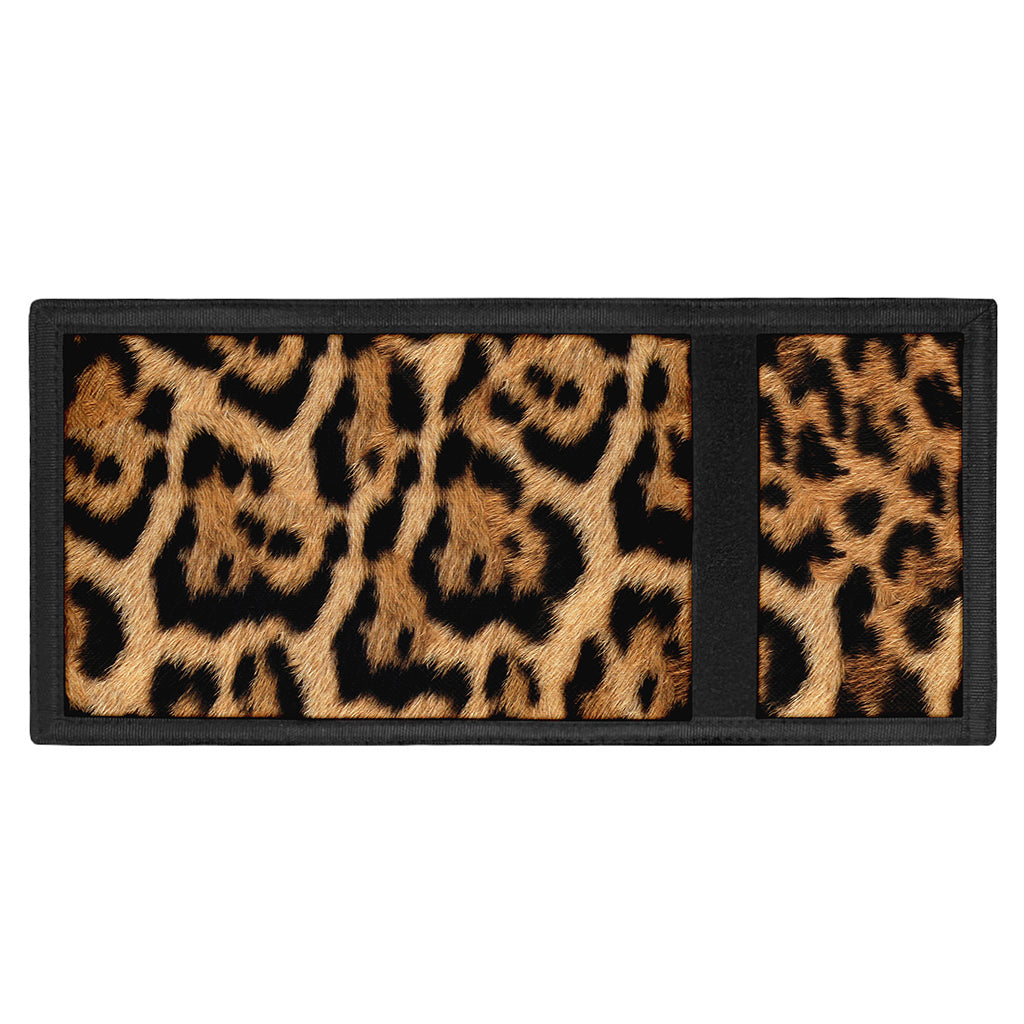 Jaguar Fur Pattern Print Trifold Wallet
