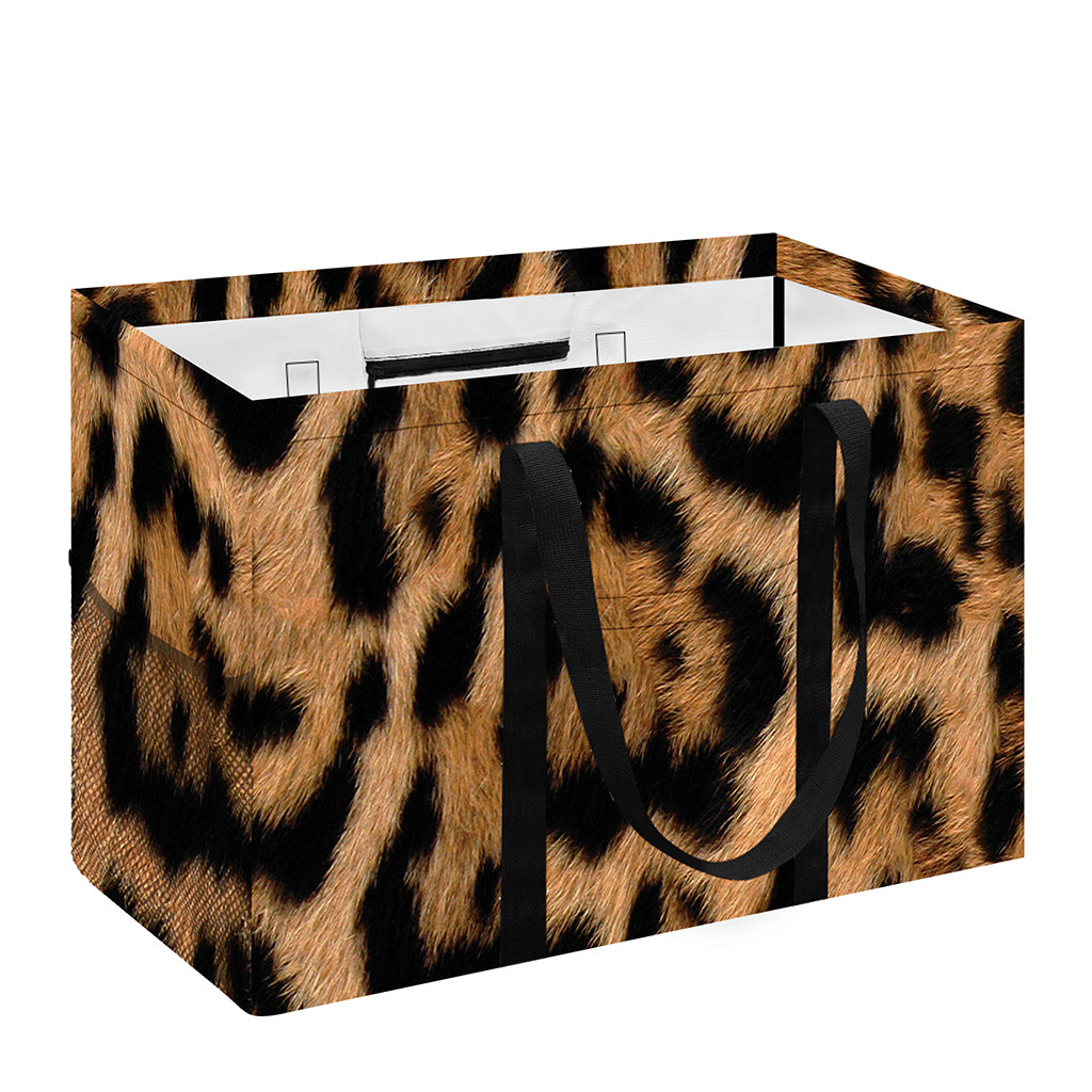 Jaguar Fur Pattern Print Utility Tote Bag