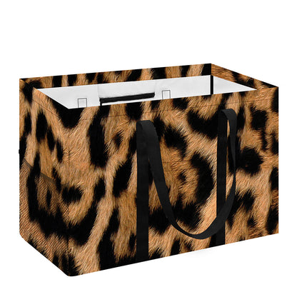 Jaguar Fur Pattern Print Utility Tote Bag
