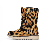 Jaguar Fur Pattern Print Winter Boots