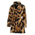 Jaguar Fur Pattern Print Women's Bathrobe