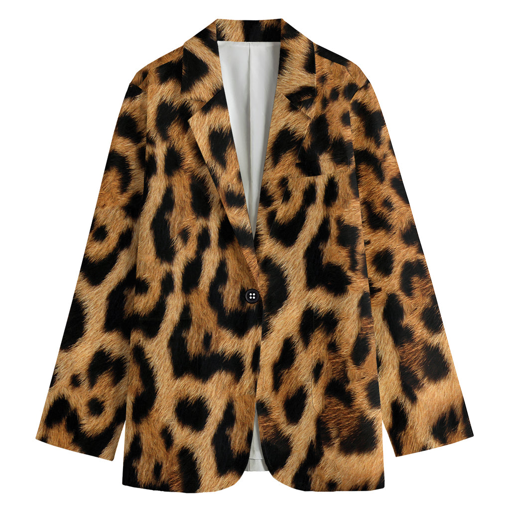 Jaguar Fur Pattern Print Women's Blazer