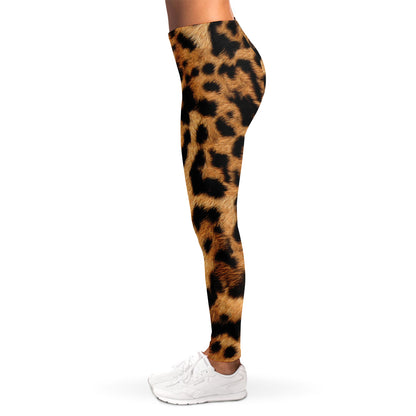 Jaguar Fur Pattern Print Women's Leggings