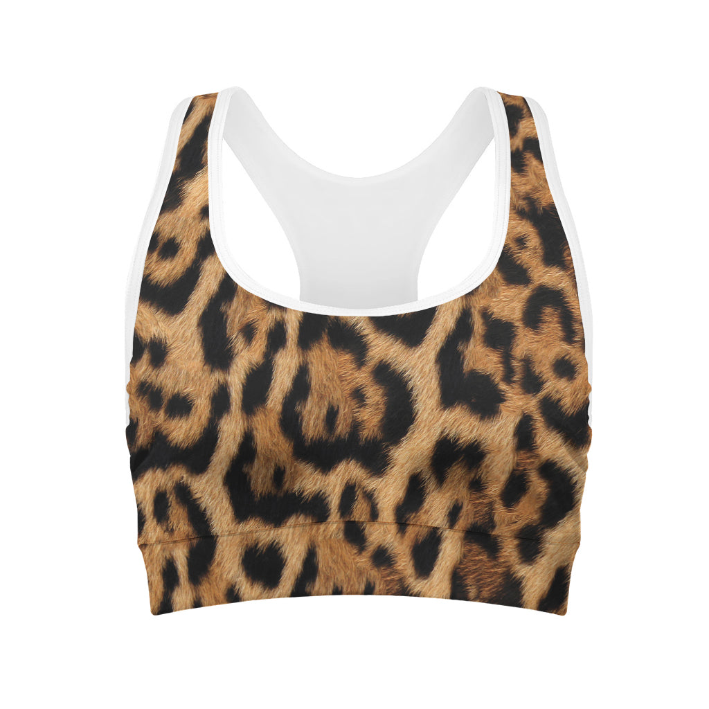 Jaguar Fur Pattern Print Women's Sports Bra