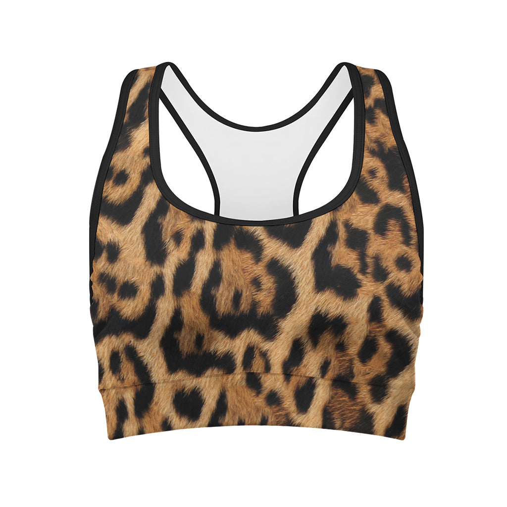 Jaguar Fur Pattern Print Women's Sports Bra