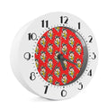 Japanese Cat Maneki Neko Pattern Print Alarm Clock