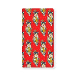 Japanese Cat Maneki Neko Pattern Print Baby Crib Sheet