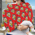 Japanese Cat Maneki Neko Pattern Print Baby Seat Cover