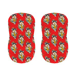 Japanese Cat Maneki Neko Pattern Print Bar Stool Covers