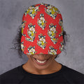 Japanese Cat Maneki Neko Pattern Print Baseball Cap