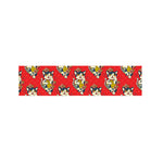 Japanese Cat Maneki Neko Pattern Print Bed Runner