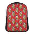 Japanese Cat Maneki Neko Pattern Print Casual Backpack