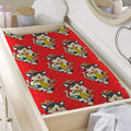 Japanese Cat Maneki Neko Pattern Print Changing Pad Cover