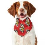 Japanese Cat Maneki Neko Pattern Print Dog Bandana