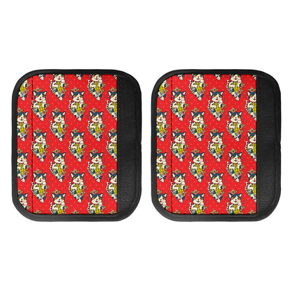 Japanese Cat Maneki Neko Pattern Print Handle Covers