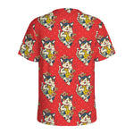Japanese Cat Maneki Neko Pattern Print Men's Sports T-Shirt