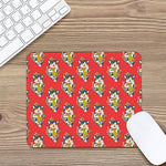 Japanese Cat Maneki Neko Pattern Print Mouse Pad