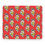 Japanese Cat Maneki Neko Pattern Print Mouse Pad