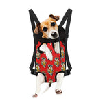 Japanese Cat Maneki Neko Pattern Print Pet Carrier Backpack