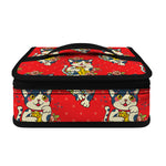 Japanese Cat Maneki Neko Pattern Print Small Lunch Bag