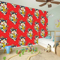 Japanese Cat Maneki Neko Pattern Print Wall Sticker